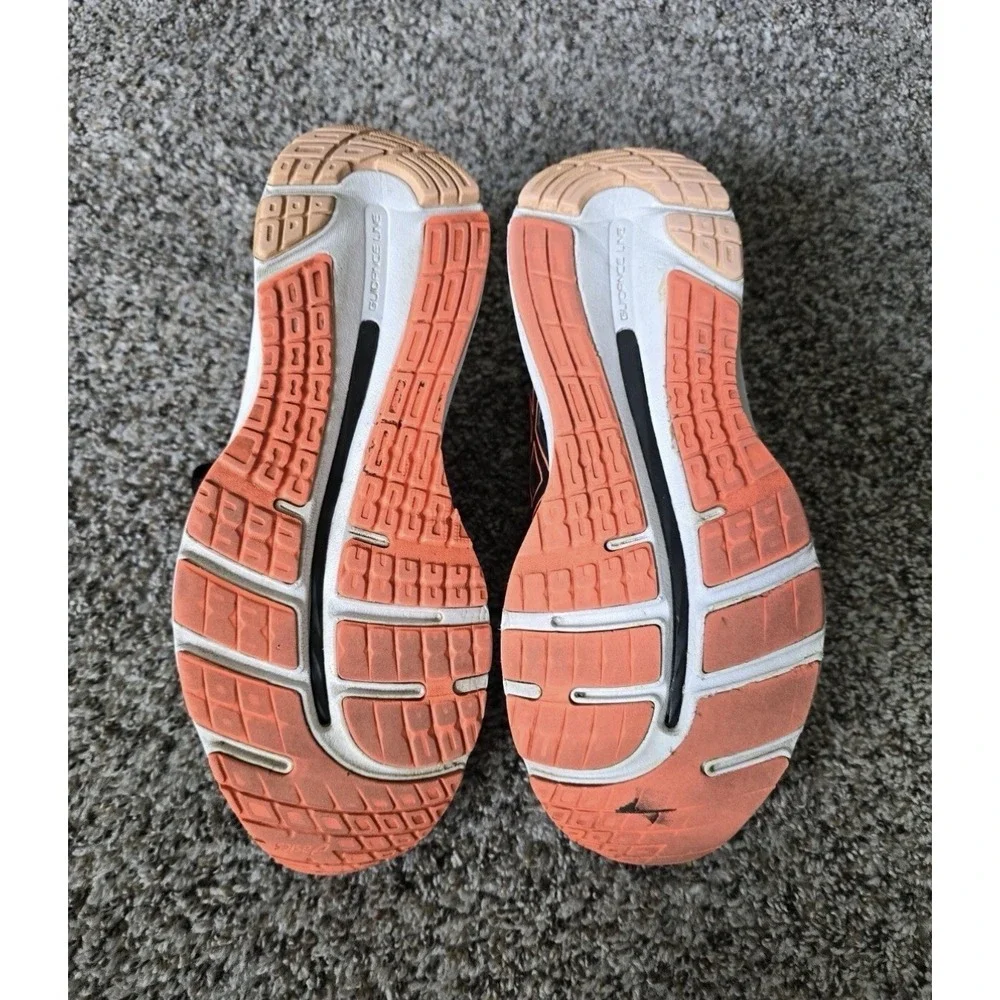 ASICS Women's Gel-Cumulus 20 Black Orange Running Sneakers‎ Size 10.5